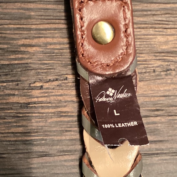 Patricia Nash Atina Style braided leather belt (NWT) main image 4